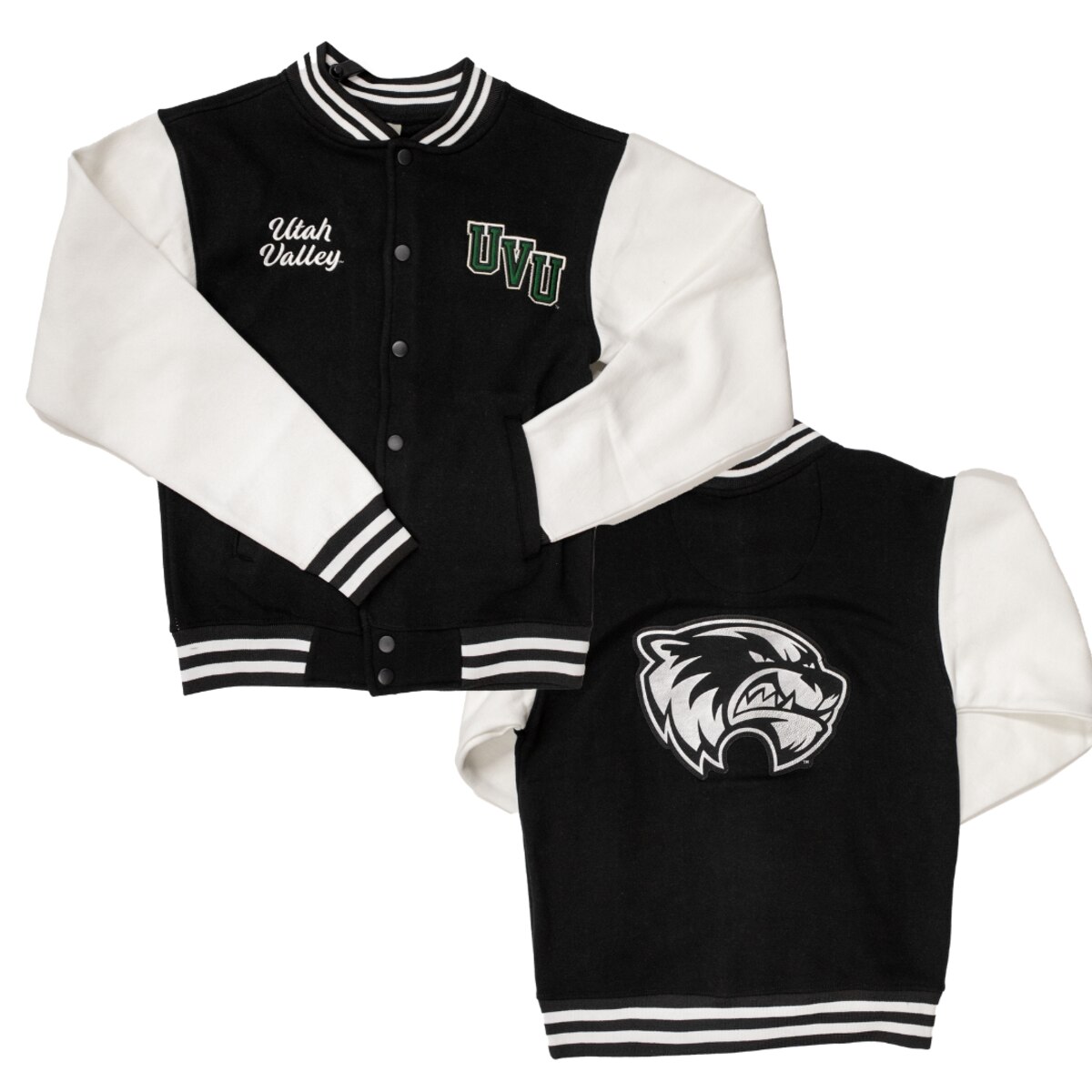 Artisans BlackWhite Varsity Jacket